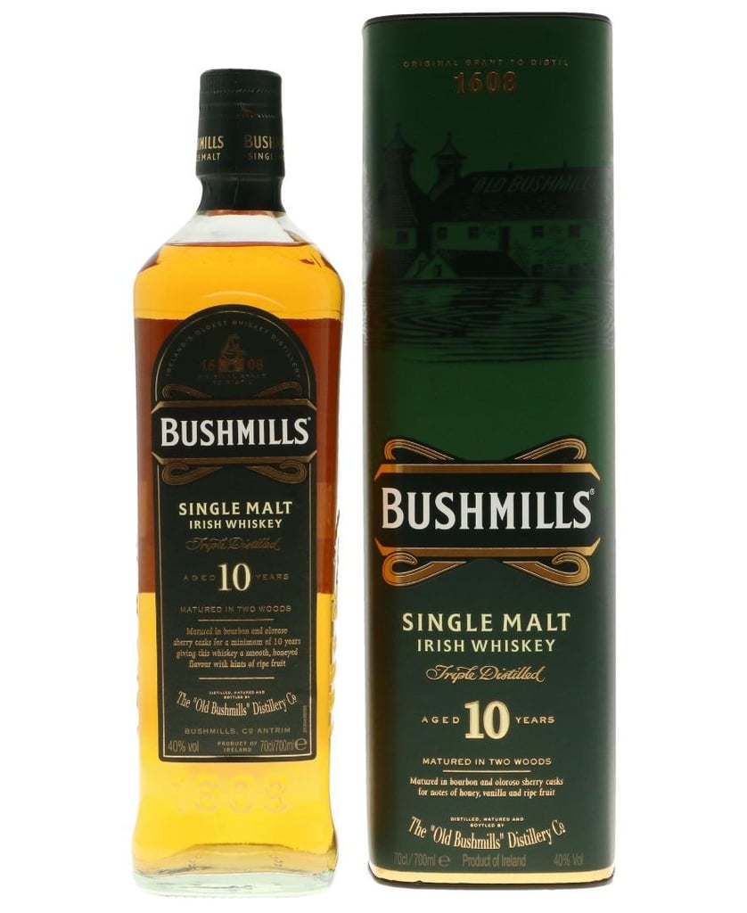Bushmills 10 Years Single Malt Whiskey 40% | 70 cl