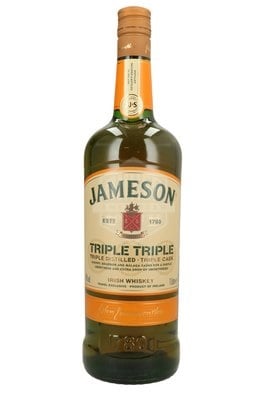 Jameson Triple Triple Whiskey 40% | 100 cl