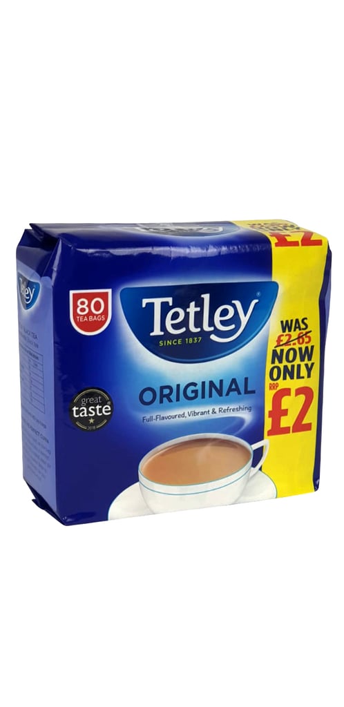 Tetley Original Thee | 6 × 80 zakjes
