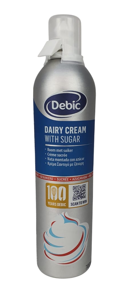 Debic Slagroom met Suiker Spuitbus | 700 ml