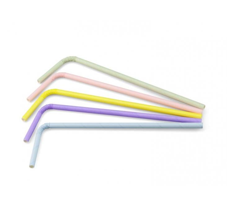 Sier Rietje Papier Bamboelook 20 cm, 6 mm dik | 200 stuks