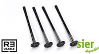 Sier Tonicstamper Zwart Mini 110 mm | 150 stuks