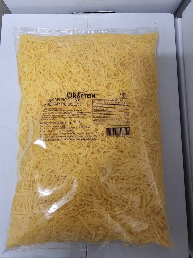 Geraspte Rode Cheddar | 1 kg